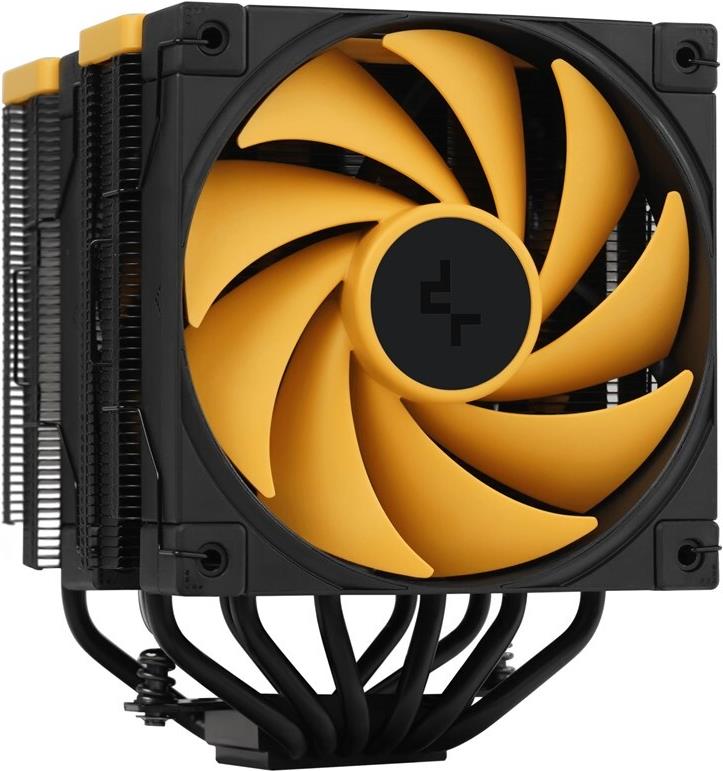 Купить DeepCool AK620 Zero Dark Zoria Prozessor Luftkühlung 12 cm Schwarz, Gelb 1 Stück(e) (R-AK620-BKNPMN-E) в магазине wardena.ru