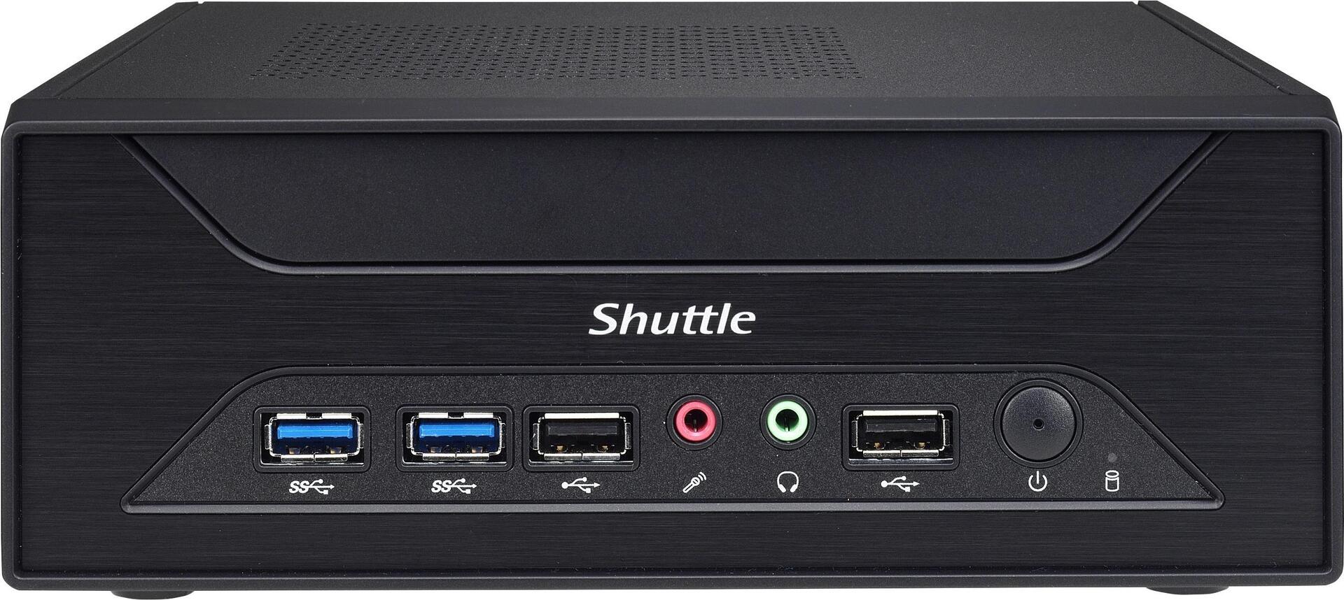 Купить Shuttle XPC slim XH410G - Barebone - Slim-PC - LGA1200-Sockel - Intel H410 - keine CPU - RAM 0GB - GigE (PIB-XH410G01) в магазине wardena.ru