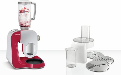Купить Bosch MUM5 CreationLine MUM58720 - Küchenmaschine - 1000 W - Dunkelrot / Silber в магазине wardena.ru