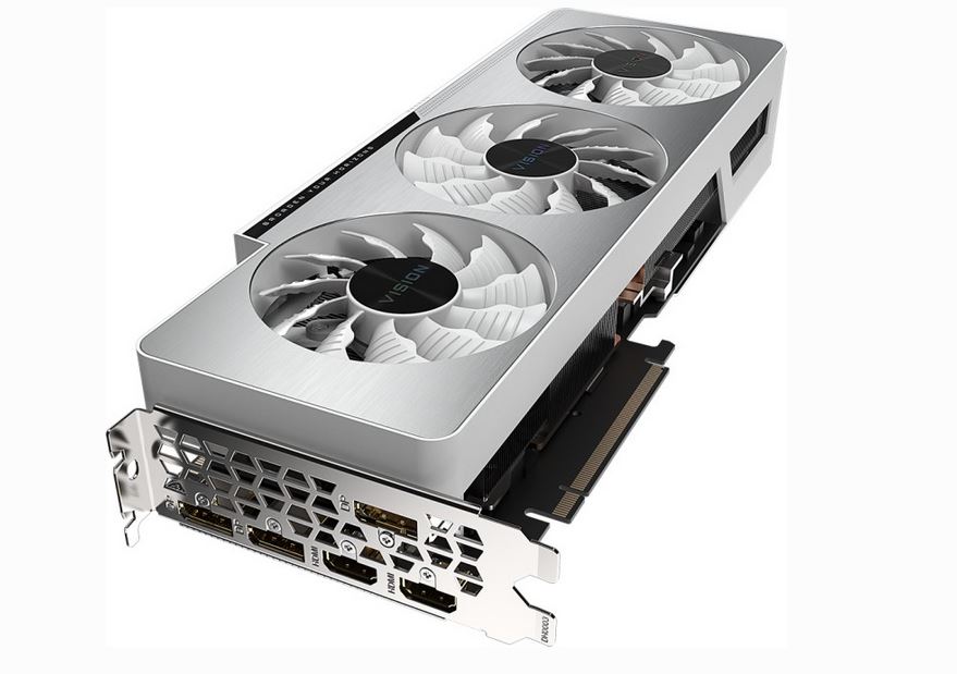 Купить GIGABYTE GeForce RTX 3080 Ti Vision OC 12G, 12GB GDDR6X, 2x HDMI, 3x DP (GV-N308TVISION OC-12GD) в магазине wardena.ru
