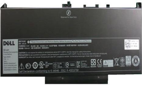 Купить Dell Primary Battery - Laptop-Batterie - 1 x Lithium-Ionen 4 Zellen 55 Wh - für Latitude E7270, E7470 (DELL-451-BBSY) в магазине wardena.ru