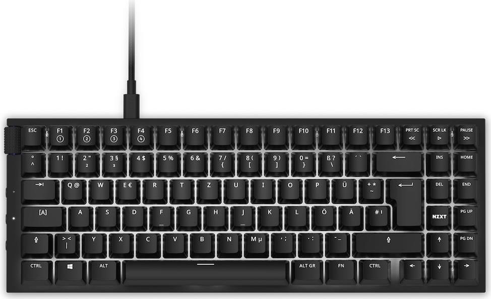 Купить NZXT Function MiniTKL Tastatur USB QWERTZ Deutsch Schwarz (KB-175DE-BR) в магазине wardena.ru
