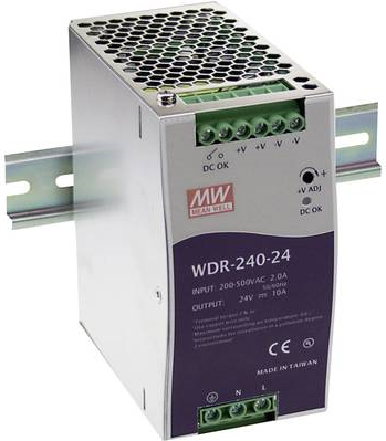 Купить MEAN WELL WDR-240-48 - 180 - 550 V - 47 - 63 Hz - Überspannung - Überhitzung - Überladung - Kurzschluss - Passiv - Metallisch - -30 - 70 °C (WDR-240-48) в магазине wardena.ru
