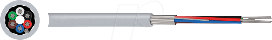 Купить RND CABLE RND 475-00647 - Datenkabel, 6 x 5,3 mm, 100 m, grau (RND 475-00647) в магазине wardena.ru