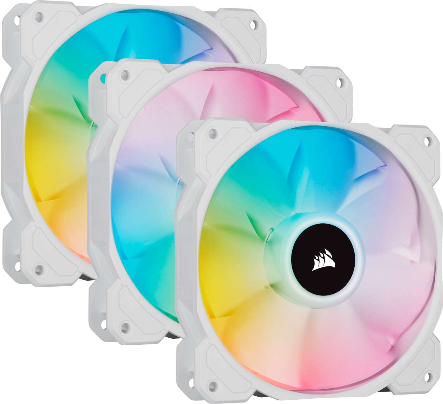 Купить CORSAIR iCUE SP120 RGB ELITE - Gehäuselüfter - 120 mm (Packung mit 3) (CO-9050137-WW) в магазине wardena.ru