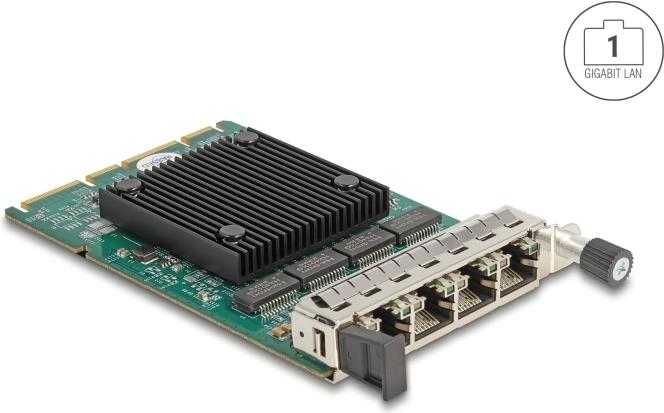 Купить Delock OCP 3.0 Karte zu 4 x RJ45 Gigabit LAN (88300) в магазине wardena.ru