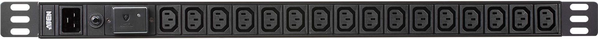 Купить ATEN 0U Basis-PDU mit Überspannungsschutz - Standard - 0U - Aluminium - Schwarz - 16 AC-Ausgänge - C13-Koppler (PEO216SG-AT-G) в магазине wardena.ru