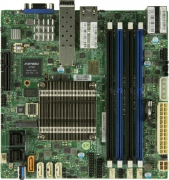 Купить Motherboard Supermicro MBD-A2SDi-H-TP4F SoC FCBGA1310 Intel Atom C3958 FCBGA1310 SATA M.2 DDR4 IPMI в магазине wardena.ru