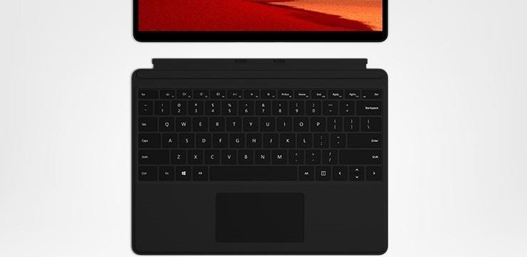 Купить Microsoft Surface Pro X Keyboard Schwarz Microsoft Cover port Italienisch (QJX-00010) в магазине wardena.ru