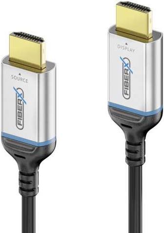Купить FIBERX FX-I380-020 - 20m HDMI 8K Glasfaser Verbindungskabel HDMI v2.1 48Gbps für Auflösungen bis zu 8K UltraHD-2 60Hz schwarz (FX-I380-020) в магазине wardena.ru