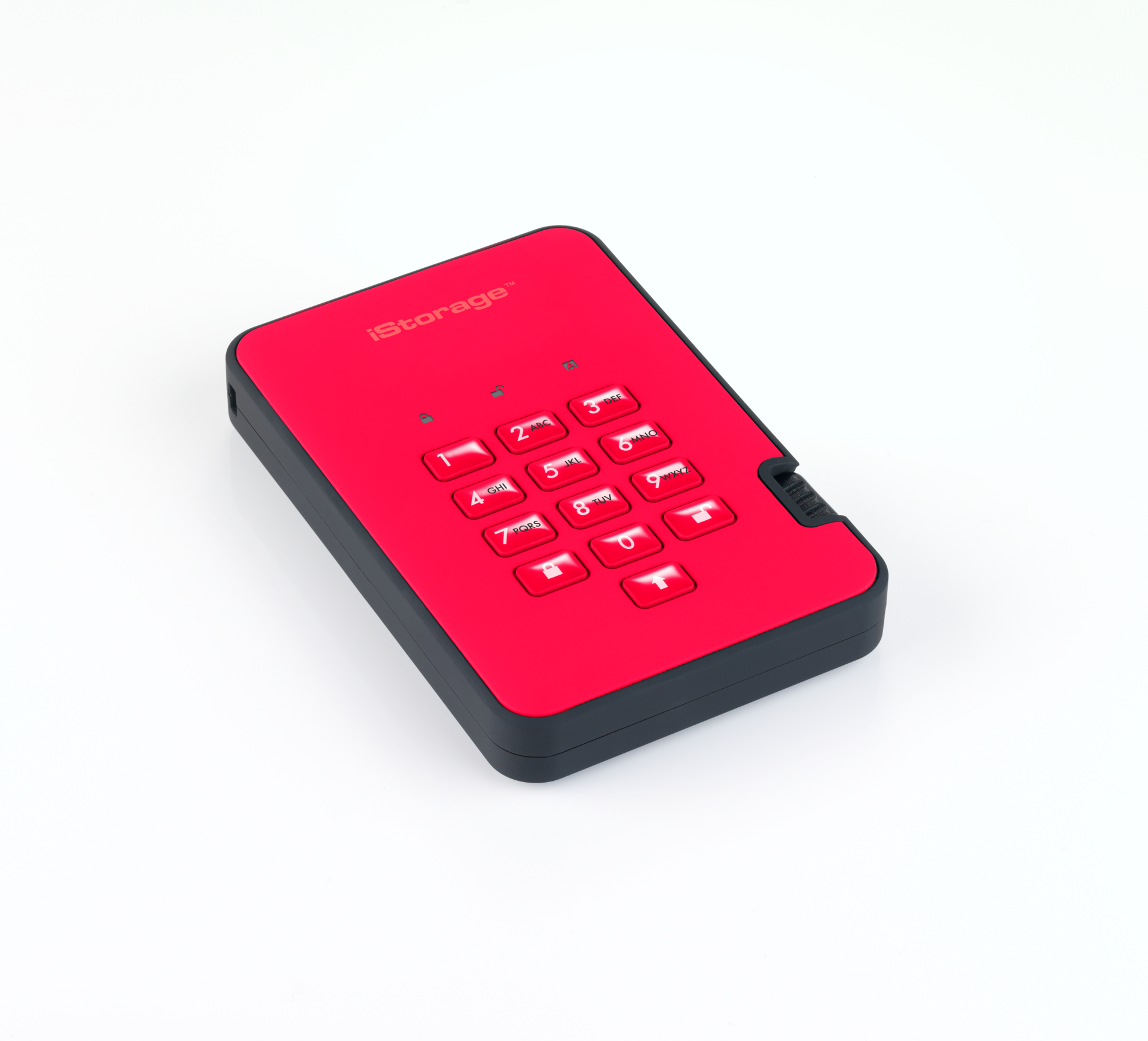 Купить iStorage diskAshur² - SSD - verschlüsselt - 2 TB - extern (tragbar) - USB 3.1 - FIPS 197, 256-bit AES-XTS - Fiery Red - TAA-konform (IS-DA2-256-SSD-2000-R) в магазине wardena.ru