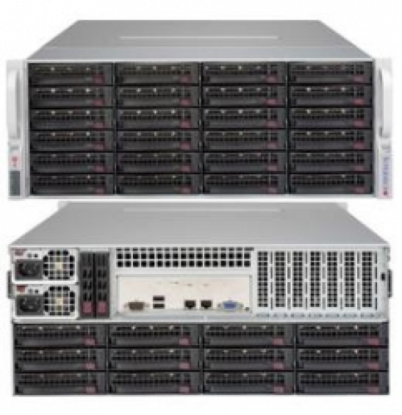 Купить Chassis Supermicro CSE-847BA-R1K23LPB 4U 1200W Hot-Swap 36xHDD SATA/SAS в магазине wardena.ru