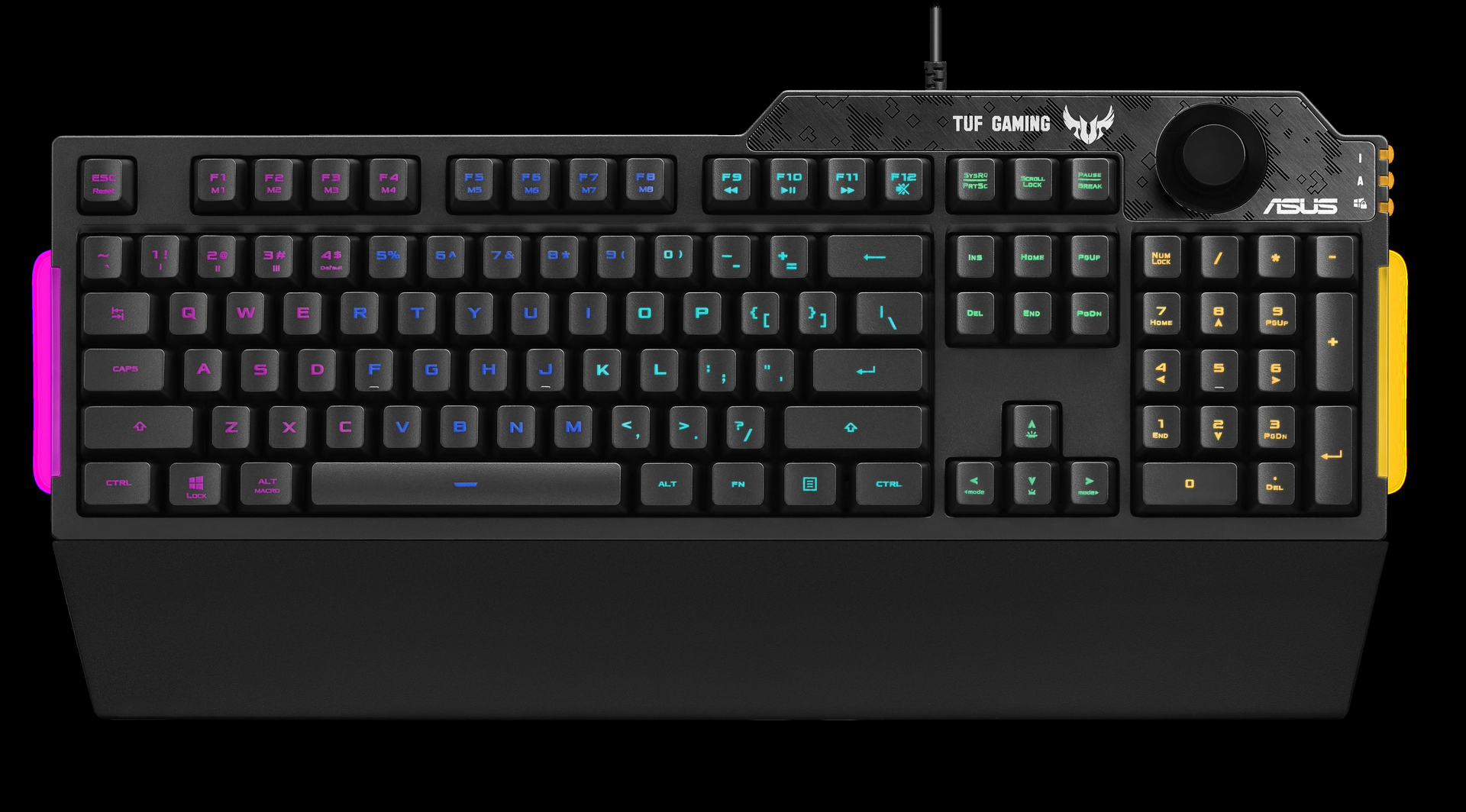 Купить ASUS TUF GAMING K1 Tastatur USB Schwarz (90MP01X0-BKUA00) в магазине wardena.ru