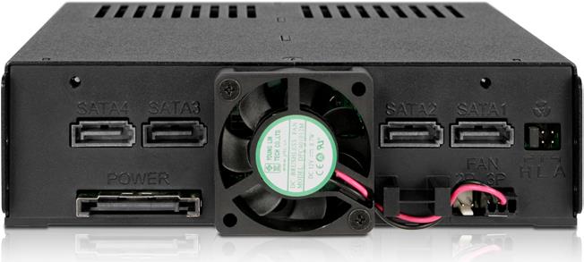 Купить ICY Dock ExpressCage MB324SP-B - Gehäuse für Speicherlaufwerke mit Lüfter - 6.4 cm (2.5") - Schwarz (MB324SP-B) в магазине wardena.ru