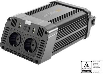 Купить Technaxx TE16 - Wechselrichter Gleichstrom in Wechselstrom - 12 V - 1200 Watt - Ausgangsanschlüsse: 2 (4753) в магазине wardena.ru
