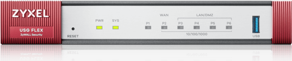 Купить Zyxel USG Flex 100 - Firewall - 4 Anschlüsse - GigE (USGFLEX100-EU0111F) в магазине wardena.ru