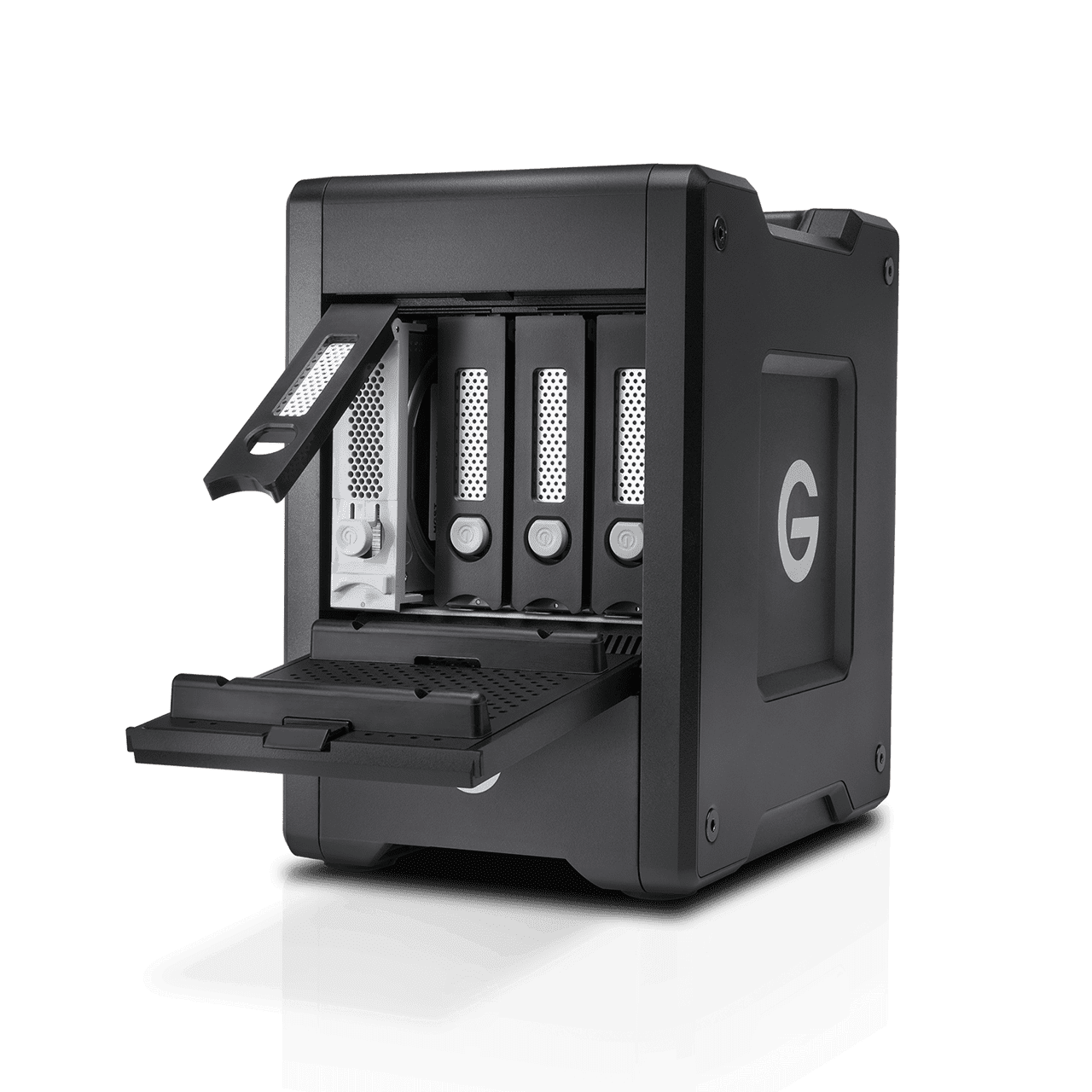 Купить Western Digital G-SPEED Shuttle Disk-Array 56 TB Tower Schwarz (0G10527-1) в магазине wardena.ru