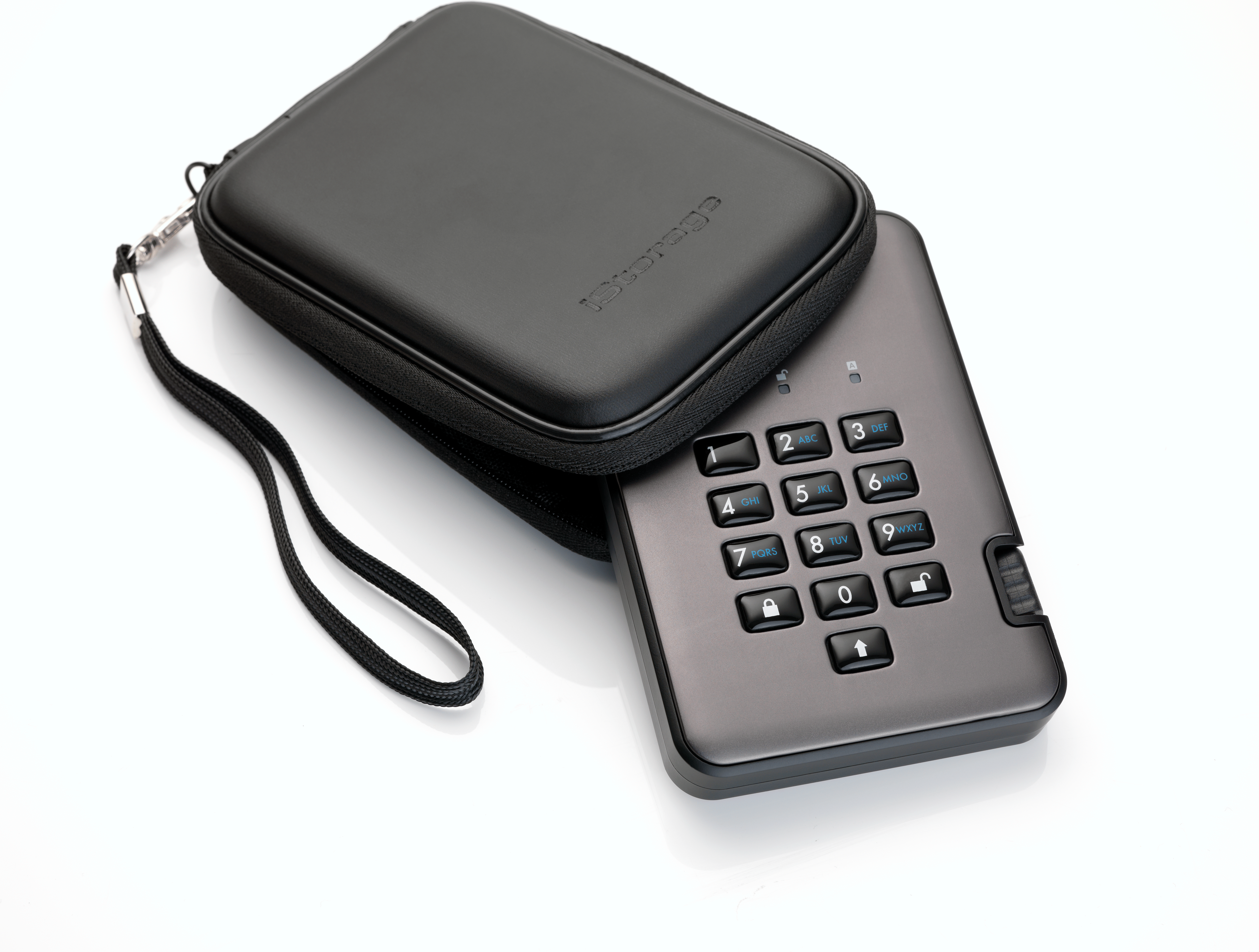 Купить iStorage diskAshur Pro 2 - Festplatte - verschlüsselt - 2TB - extern (tragbar) - USB 3,1 - FIPS 197 - FIPS 140-2 Level 3, 256-bit AES-XTS (IS-DAP2-256-2000-C-G) в магазине wardena.ru