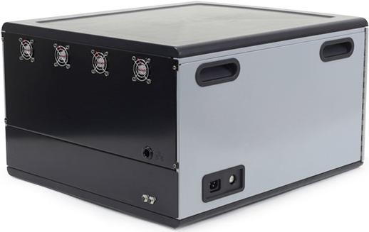 Купить Ergotron Zip12 Charging Desktop Cabinet - Schrankeinheit für 12 Tablets / Notebooks - Stahl - Schwarz, Silber - Bildschirmgröße: bis zu 35,6 cm (bis zu 35,60cm (14")) (DM12-1012-2) в магазине wardena.ru