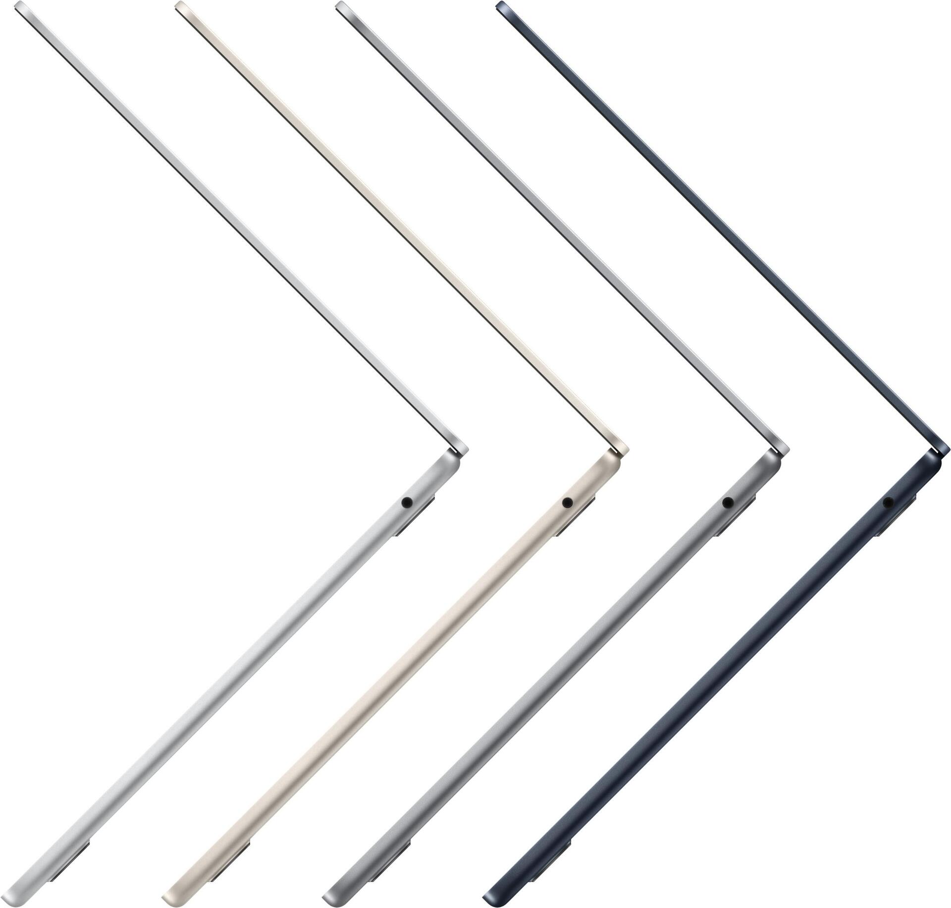 Купить Apple MacBook Air Apple M M2 Laptop 34,5 cm (13.6") 16 GB 256 GB SSD Wi-Fi 6 (802.11ax) macOS Monterey Silber (Z15WV1D/A-Z08639962) в магазине wardena.ru