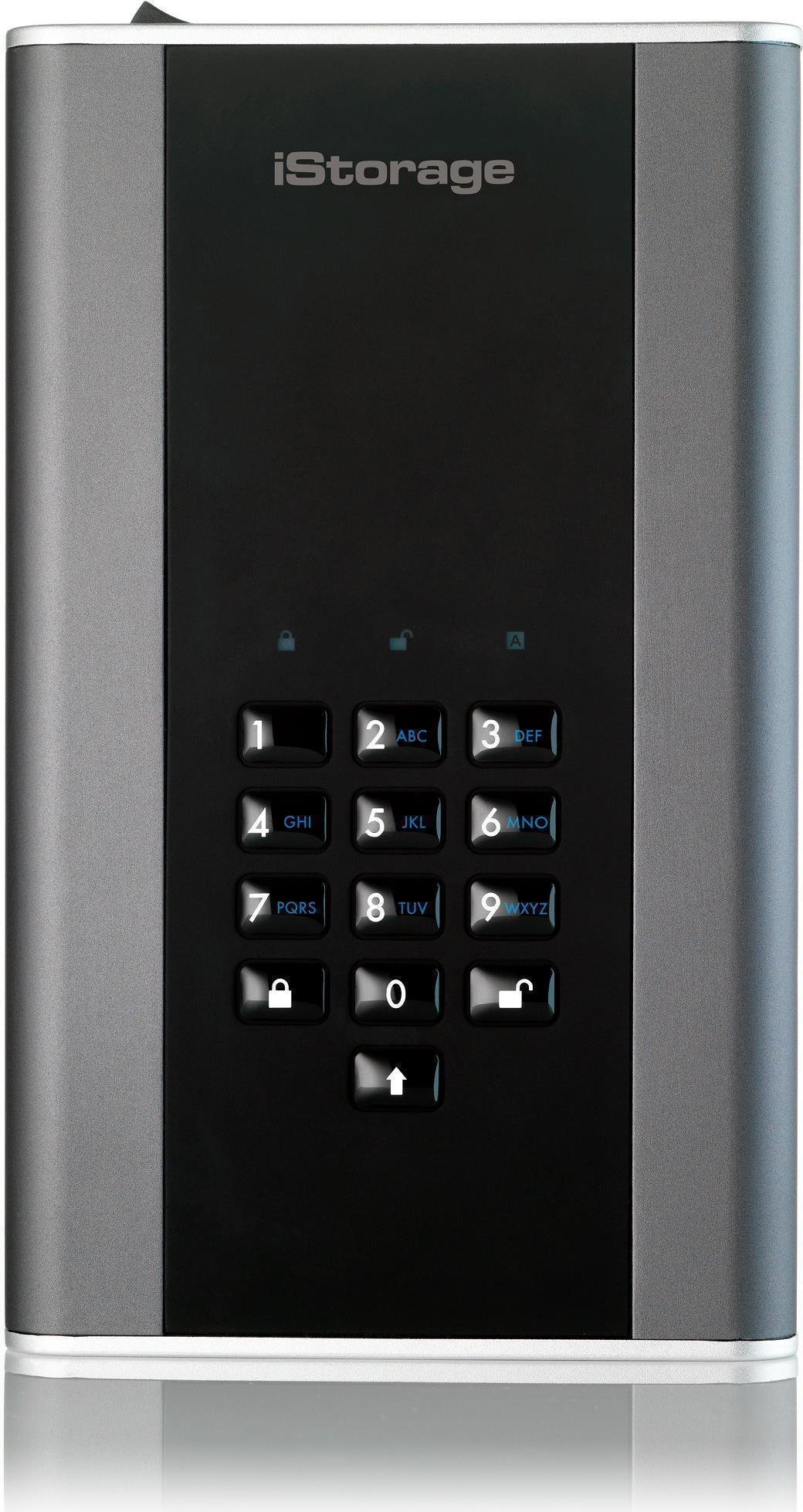 Купить iStorage DiskAshur DT2 Externe Festplatte 2000 GB Schwarz - Grau (IS-DT2-256-2000-C-X) в магазине wardena.ru