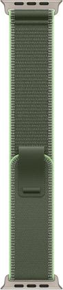 Купить Apple 49mm Green/Neon Trail Loop - M/L - Natural Titanium Finish (MFT54ZM/A) в магазине wardena.ru