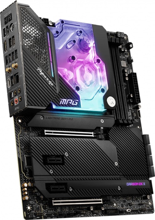 Купить MSI MPG X570S CARBON EK X - Motherboard - ATX - Socket AM4 - AMD X570 Chipsatz - USB-C Gen2, USB 3.2 Gen 1, USB 3.2 Gen 2 - 2.5 Gigabit LAN, Wi-Fi, Bluetooth - Onboard-Grafik (CPU erforderlich) - HD Audio (8-Kanal) (7D52-002R) в магазине wardena.ru