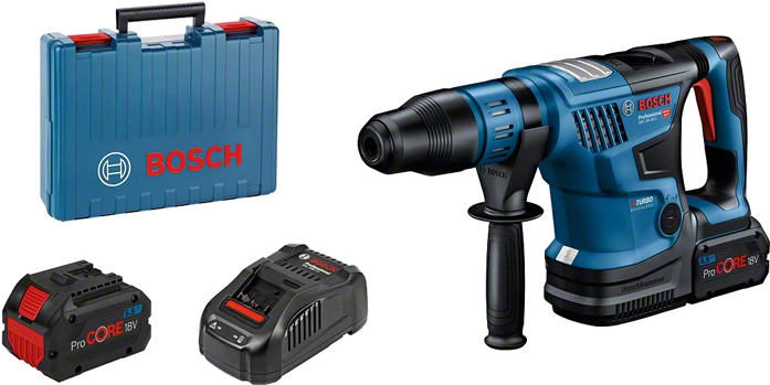 Купить Bosch GBH 18V-36 C Professional - Bohrhammer - schnurlos - SDS-max - 7 Joules - 2 Akkus - 18 V (0611915003) в магазине wardena.ru