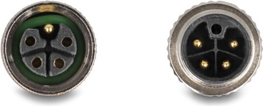 Купить Delock M12 Kabel L-kodiert 5 Pin Stecker rechts gewinkelt zu Buchse gerade PUR (80552) в магазине wardena.ru