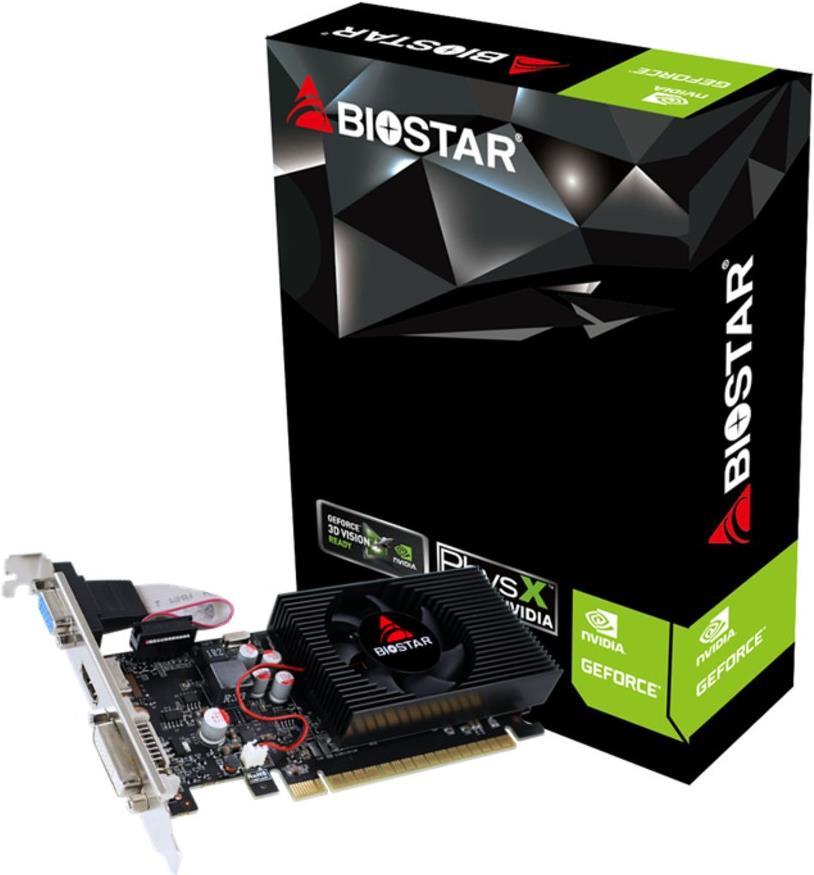 Купить Biostar VN7313TH41 Grafikkarte NVIDIA GeForce GT 730 4 GB GDDR3 (VN7313TH41) в магазине wardena.ru