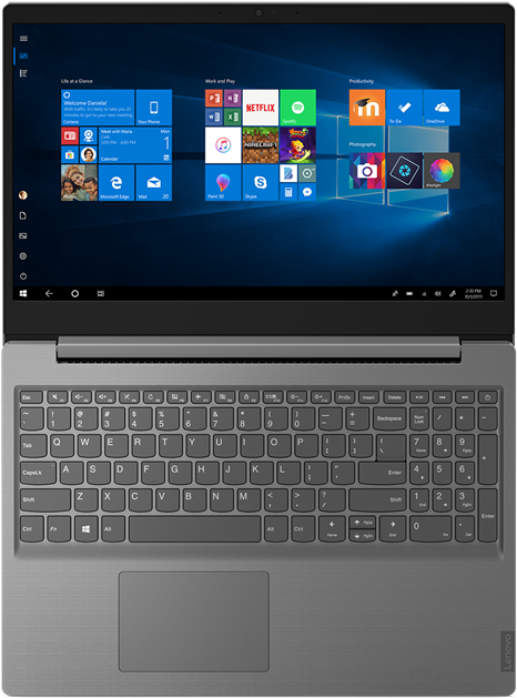 Купить Lenovo V15 IML 82NB - Core i5 10210U / 1.6 GHz - Win 10 Home 64-Bit - UHD Graphics - 8 GB RAM - 256 GB SSD NVMe - 39.6 cm (15.6") IPS 1920 x 1080 (Full HD) - Wi-Fi 5 - Iron Gray - kbd: Deutsch - mit 2 Jahre Lenovo Depot (82NB0043GE) в магазине wardena.ru