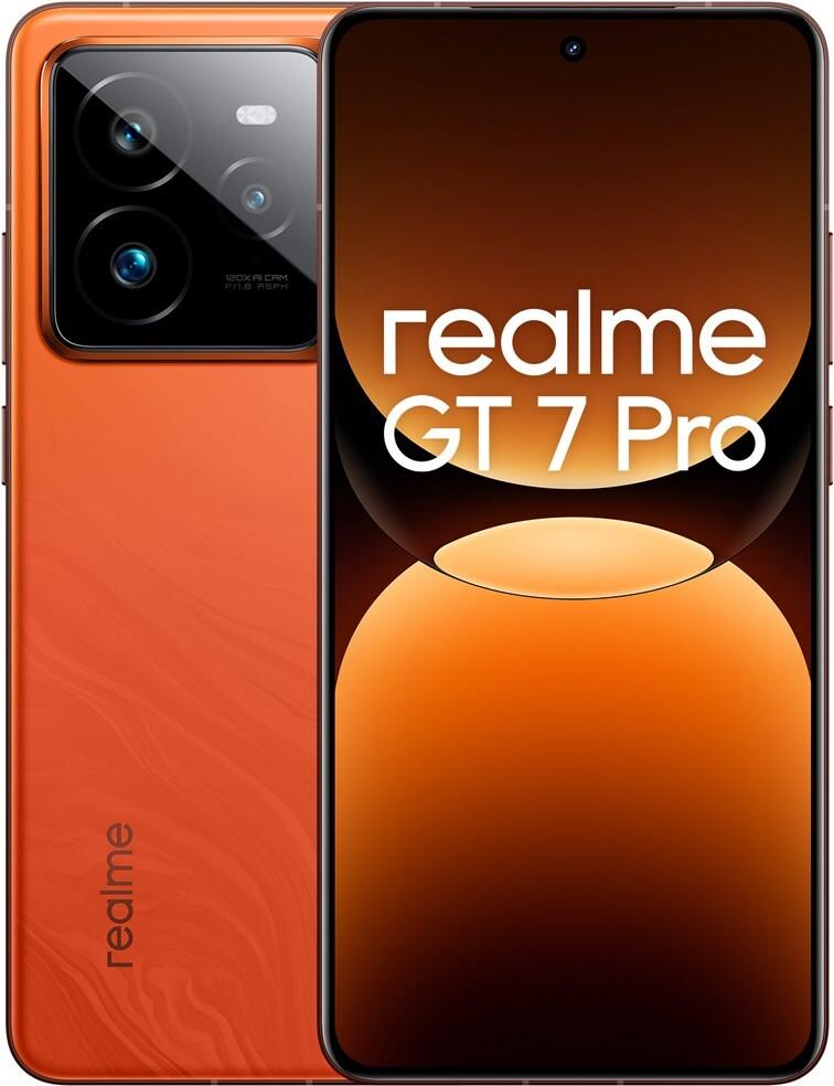 Купить realme GT GT7 PRO 17,2 cm (6.78") Android 15 12 GB 512 GB 6500 mAh Orange (RMX5011) в магазине wardena.ru