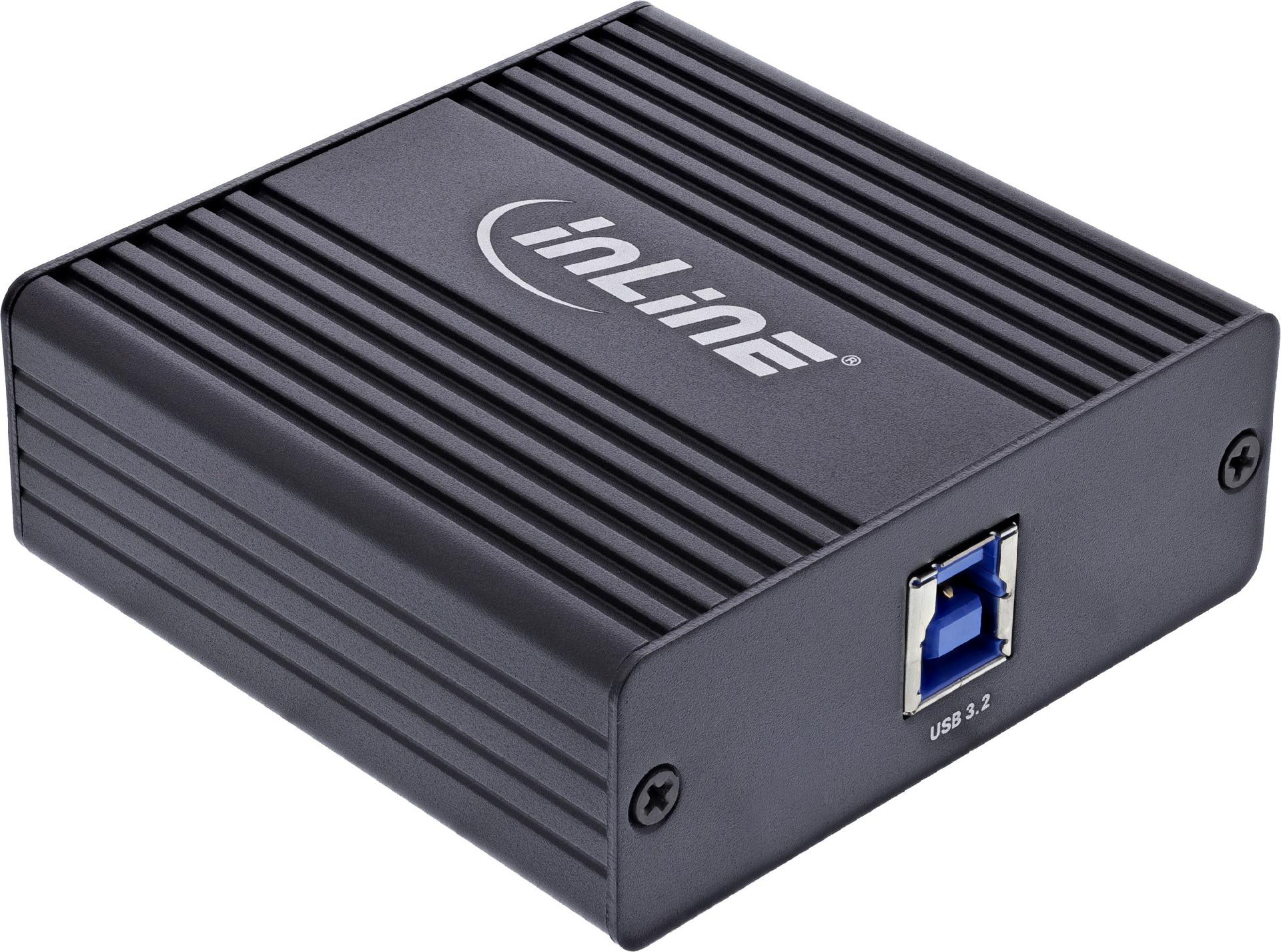 Купить InLine USB-A 3.2 Gen.1 zu 4x RJ45 Gigabit Ethernet Adapter - Adapter - Digital/Daten (33380V) в магазине wardena.ru