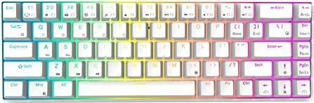Купить Royal Kludge RK71 TKL Tastatur | 70 %, Hot-Swap, Melyna Switches, USA, Balta в магазине wardena.ru