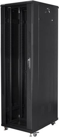Купить Lanberg FF01-6042-12B Rack 42U Freistehendes Gestell Schwarz (FF01-6042-12B) в магазине wardena.ru