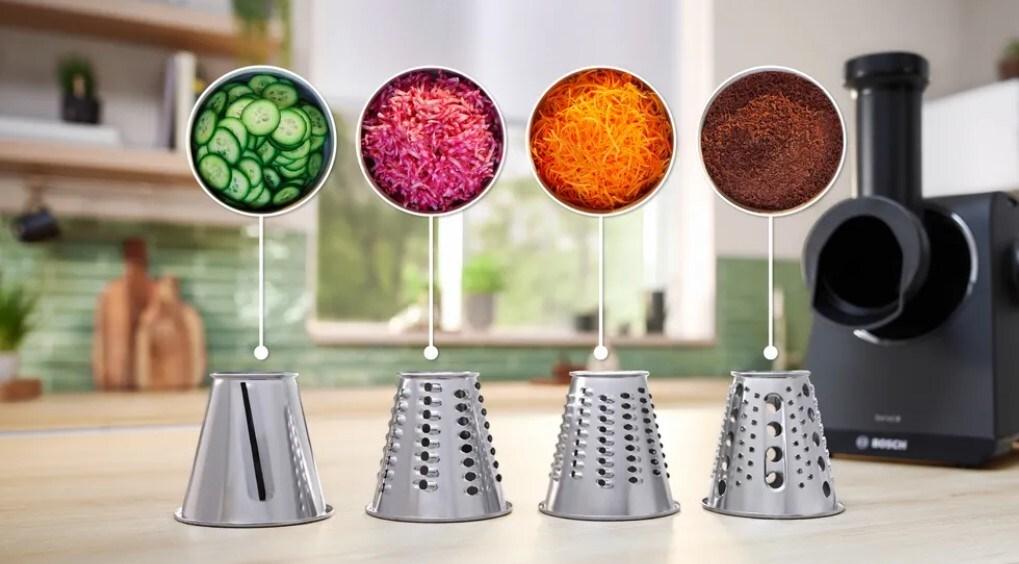 Купить Bosch Serie 4 MFWS440B Fleischwolf 1900 W Schwarz, Silber (MFWS440B) в магазине wardena.ru