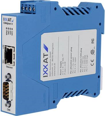 Купить Ixxat CAN@net II/Generic - CAN-Ethernet-Gateway 1.01.0086.10201 9 - 32 V/DC в магазине wardena.ru