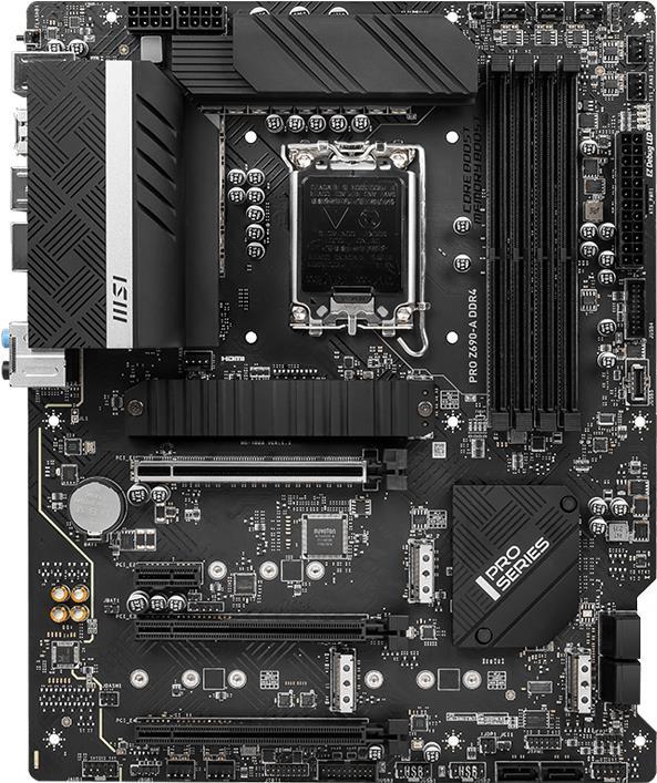 Купить MSI PRO Z690-P DDR4 - Motherboard - ATX - LGA1700-Sockel - Z690 Chipsatz - USB 3.2 Gen 1, USB-C Gen 2x2 - 2.5 Gigabit LAN - Onboard-Grafik (CPU erforderlich) - HD Audio (8-Kanal) (7D36-004R) в магазине wardena.ru
