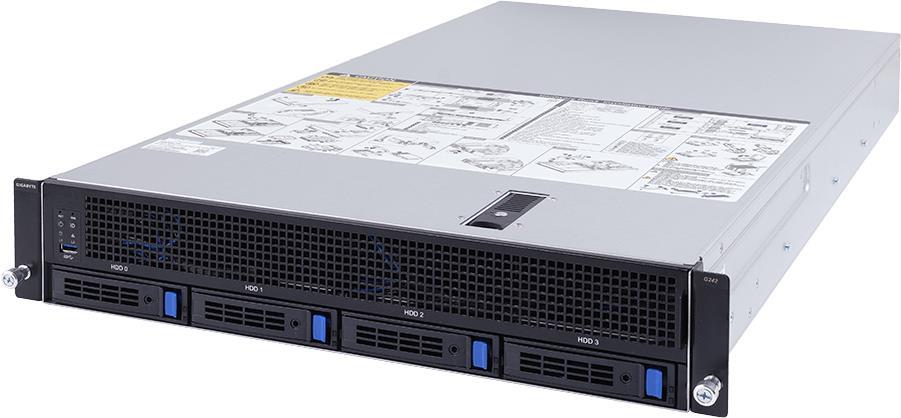 Купить Gigabyte G242-Z12 (rev. A00) - Server - Rack-Montage - 2U - 1-Weg - keine CPU - RAM 0 GB - SATA/SAS - Hot-Swap 6.4 cm, 8.9 cm (2.5", 3.5") Schacht/Schächte - keine HDD - AST2600 - kein Betriebssystem - Monitor: keiner (6NG242Z12MR-00) в магазине wardena.ru