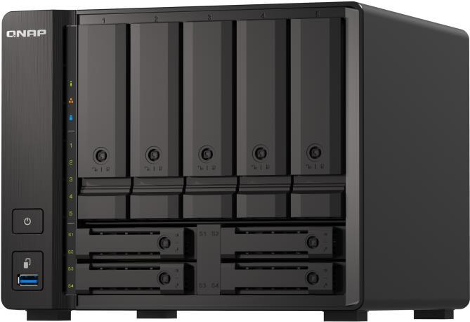 Купить QNAP TS-H973AX-8G - NAS-Server - 9 Schächte - SATA 6Gb/s - RAID 0, 1, 5, 6, 10, 50, JBOD, 60, RAID TP - RAM 8 GB - 2.5 Gigabit Ethernet / 10 Gigabit Ethernet - iSCSI в магазине wardena.ru