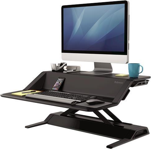 Купить Fellowes Lotus Sit-Stand Workstation - Aufstellung für LCD-Bildschirm/Tastatur/Maus - Schwarz (0007901) в магазине wardena.ru