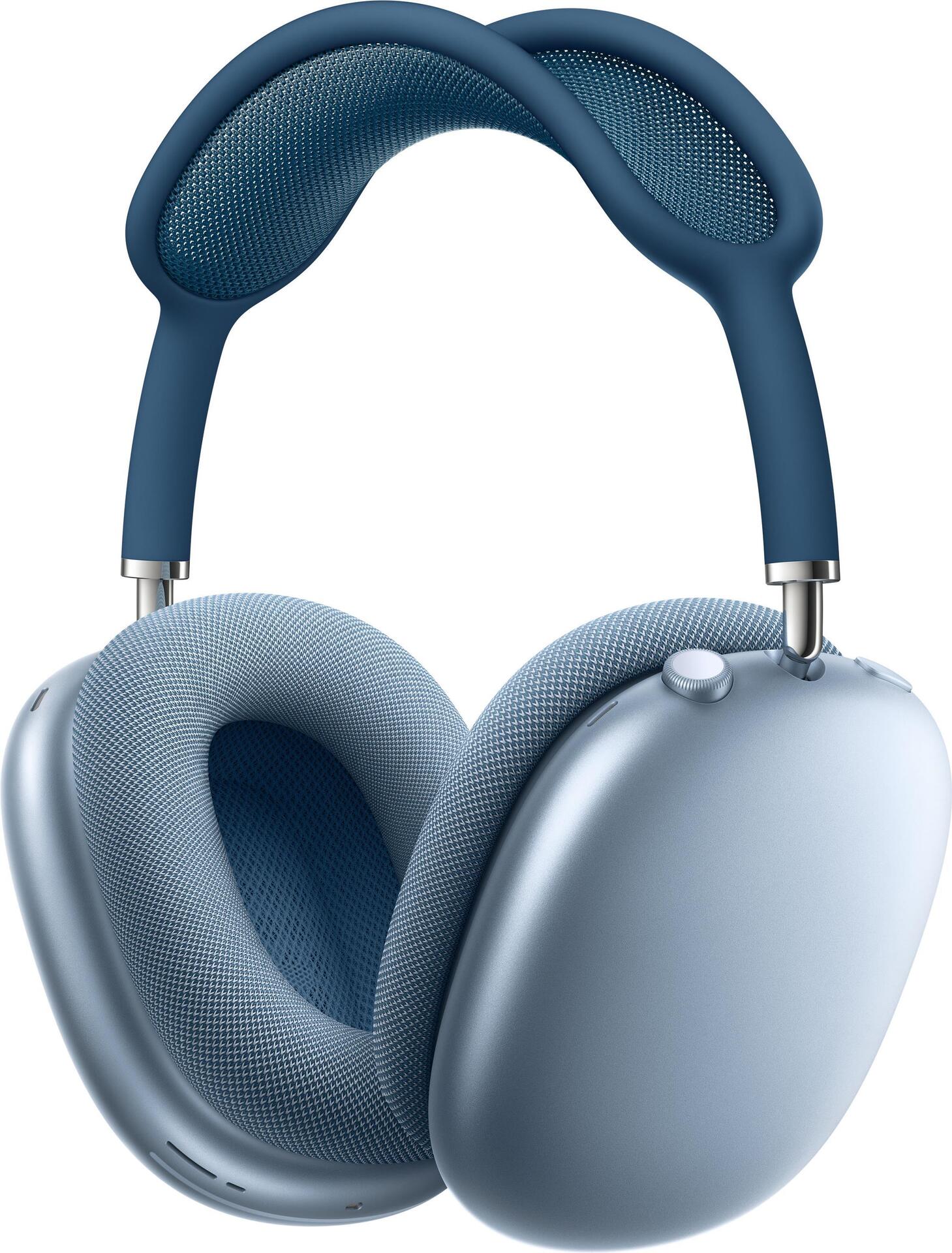 Купить Apple AirPods Max - Kopfhörer mit Mikrofon - ohrumschließend - Bluetooth - kabellos - aktive Rauschunterdrückung - himmelblau - für iPad/iPhone/iPod/TV/Watch (MGYL3ZM/A) в магазине wardena.ru