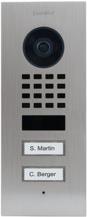 Купить DoorBird D1102V IP Vid. Türst. V2A Edels. 2Ruftasten Unterputz (423866805) в магазине wardena.ru