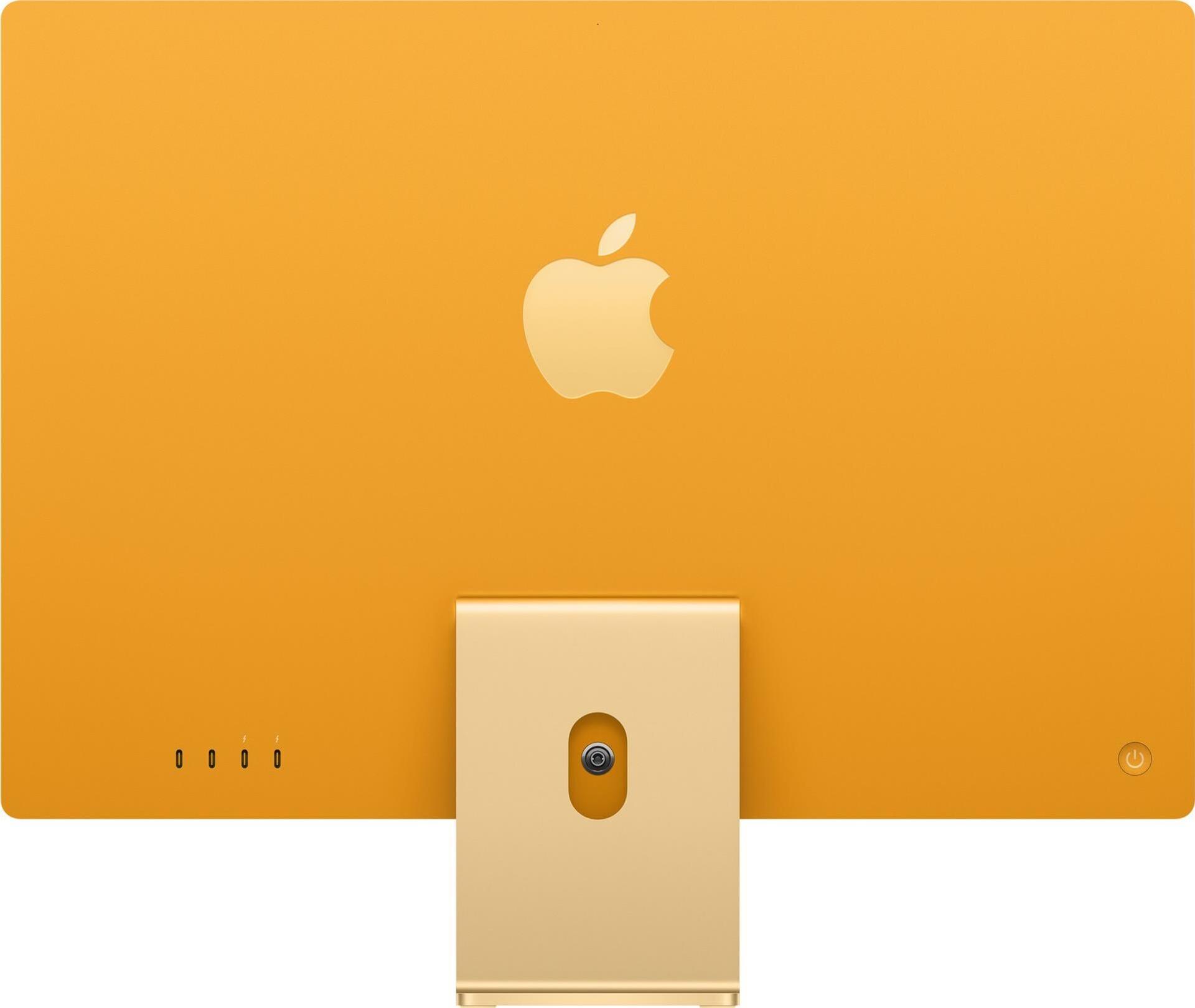 Купить Apple 24" iMac mit Retina 4,5K Display: M3 Chip mit 8-Core CPU und 10-Core GPU - Gelb (Z19F) в магазине wardena.ru