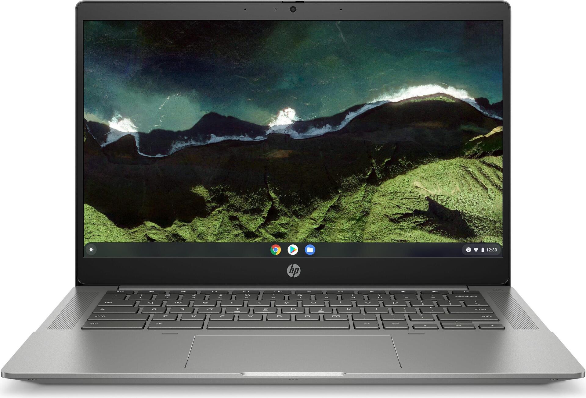 Купить HP Chromebook 14b-nb0010ng - Intel Pentium Gold 7505 - Chrome OS - UHD Graphics - 4 GB RAM - 64 GB eMMC - 35.6 cm (14") IPS 1920 x 1080 (Full HD) - Wi-Fi 6 - mattes Unterteil, sandgestrahlt (Abdeckung und Tastaturrahmen) (4P615EA#ABD) в магазине wardena.ru
