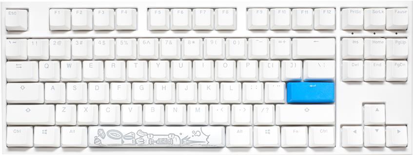 Купить Ducky One 2 TKL PBT Gaming Tastatur, MX-Black, RGB LED - weiß (DKON1787ST-ADEPDWWT1) в магазине wardena.ru