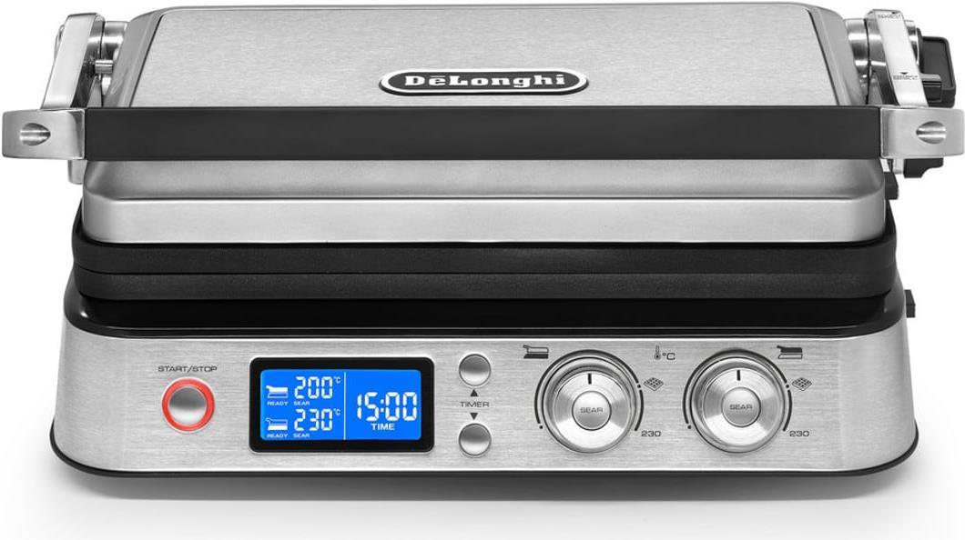 Купить DeLonghi CGH 1030D - Edelstahl - Rechteckig - Knöpfe - Drehregler - 370 x 230 mm - LED - 2000 W (CGH1030D) в магазине wardena.ru