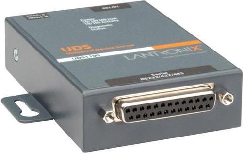 Купить Lantronix Device Server UDS1100 One Port Serial (RS232/ RS422/ RS485) to IP Ethernet, UL864 with Power Over Ethernet (PoE) - Geräteserver - 100Mb LAN, RS-232, RS-422, RS-485 (UD11000P0-01) в магазине wardena.ru