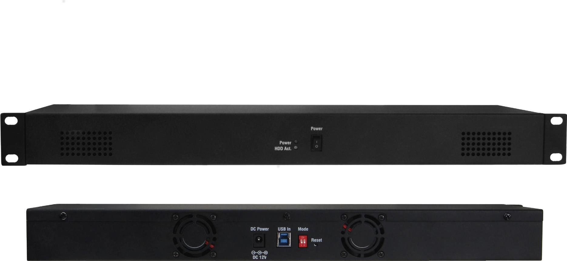 Купить RealPower RPS-19-RAID-323 HDD-Gehäuse Schwarz (284512) в магазине wardena.ru