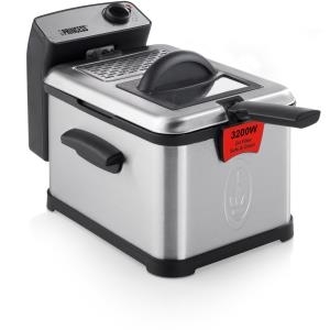 Купить Princess Fritteuse Superior - Eins - Schwarz - Edelstahl - Stand-alone - Edelstahl - Rotation (01.183001.01.050) в магазине wardena.ru